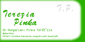 terezia pinka business card